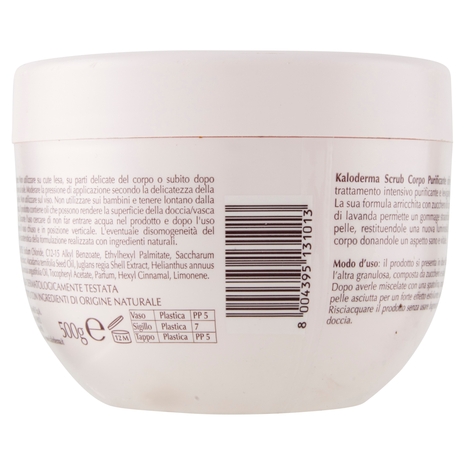 Kaloderma Scrub Purificante Scrub Corpo per Tutti i Tipi di Pelle 500 g